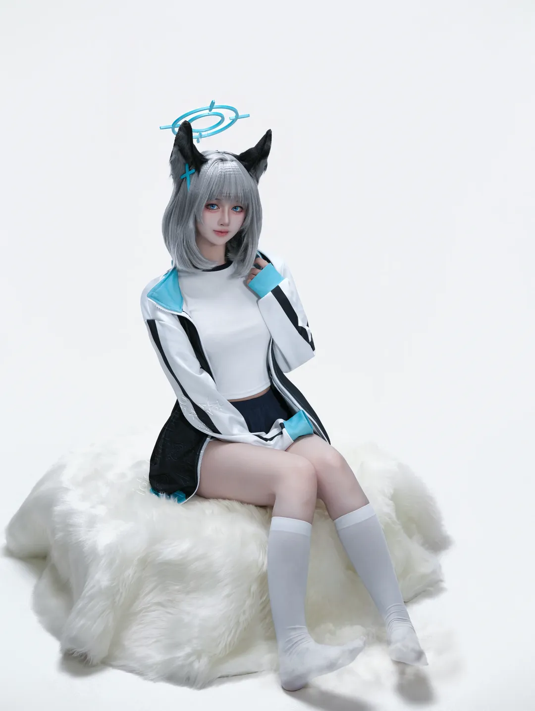 【砂狼白子cos】蔚藍檔案體操服白子拍攝記錄 - 第 2 張