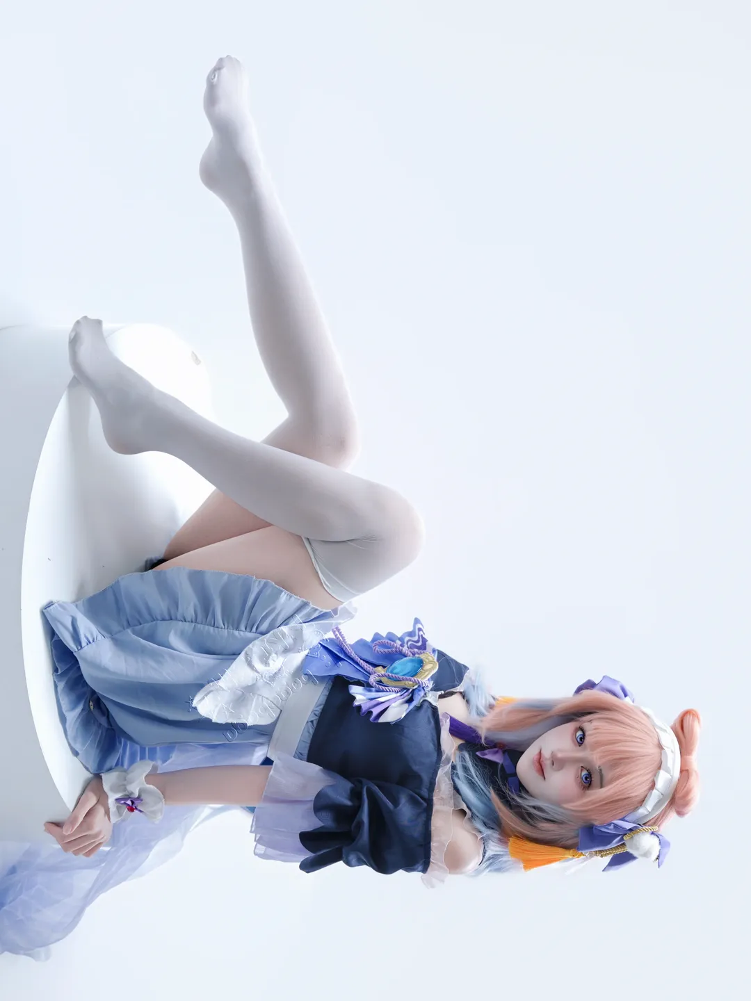 【珊瑚宫心海cos】心海才不是女仆，是优雅的现人神巫女 - 第 1 张