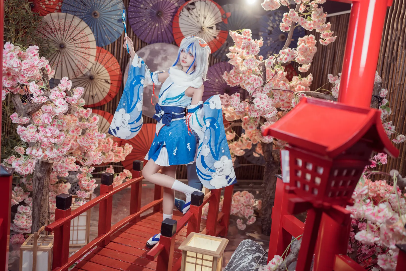 【Gura cos】化身可爱小鲨鱼的和风装扮 - 第 10 张