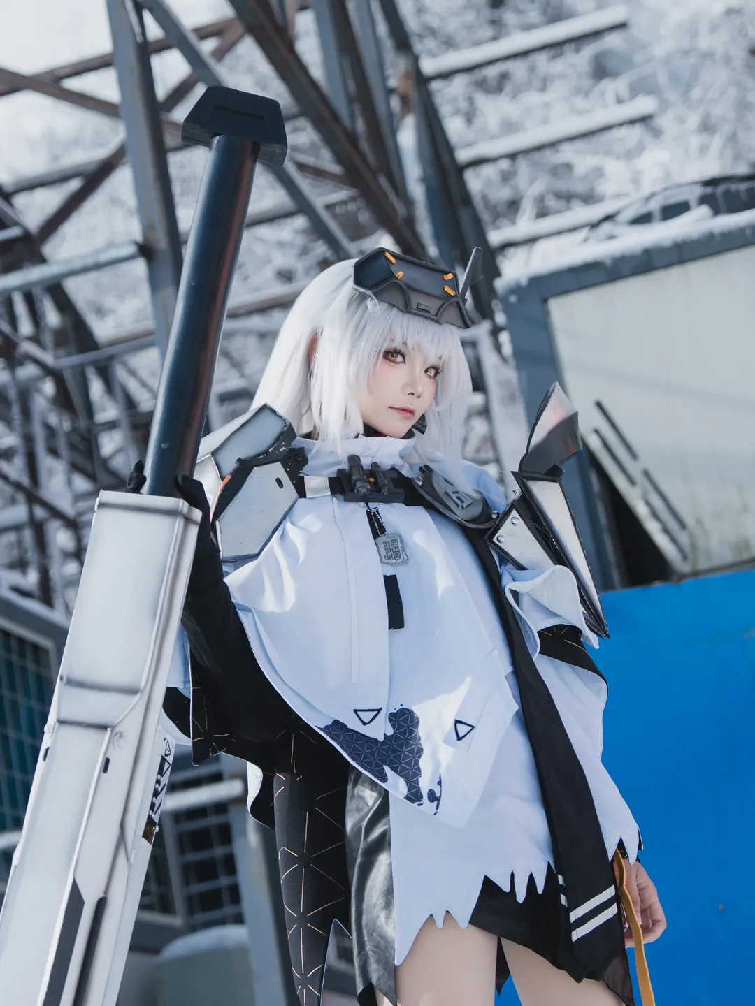 【白雪公主cos】NIKKE勝利女神雪地機甲出片 - 第 1 張