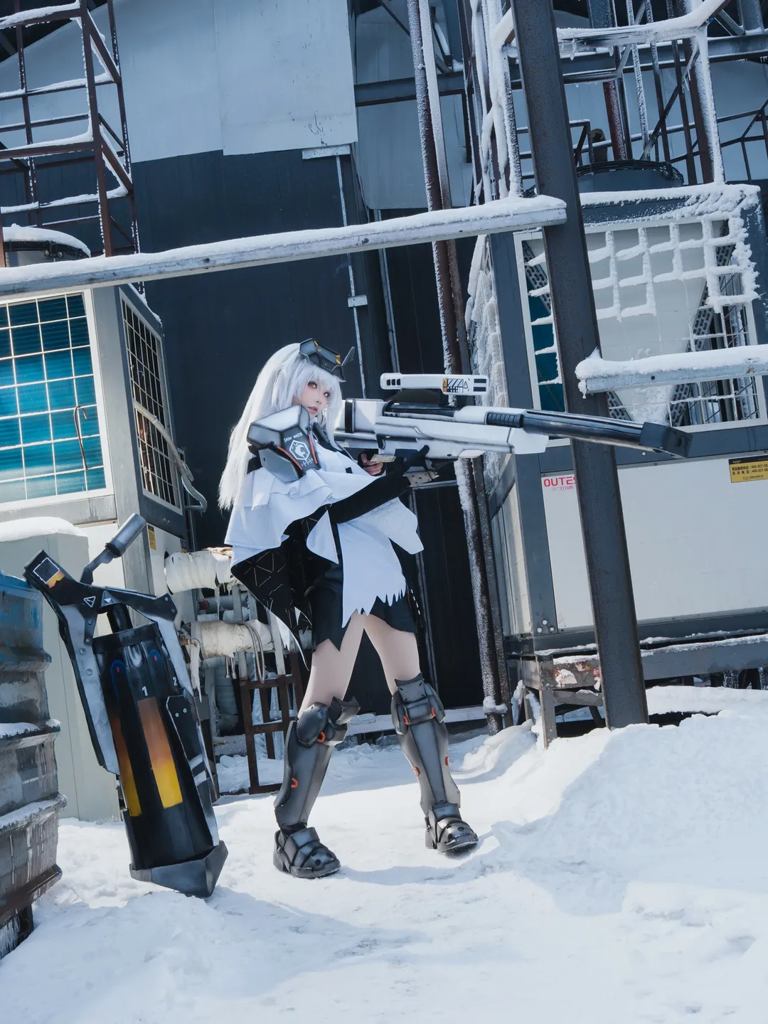 【白雪公主cos】NIKKE勝利女神雪地機甲出片 - 第 3 張