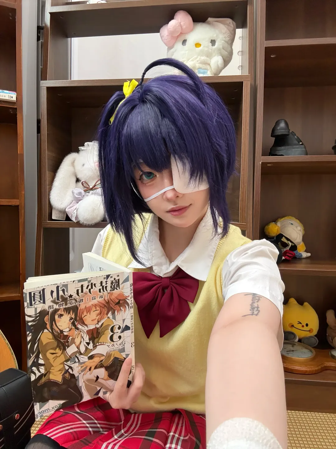 【小鸟游六花cos】中二病也要恋爱，眼罩和绷带是灵魂 - 第 1 张