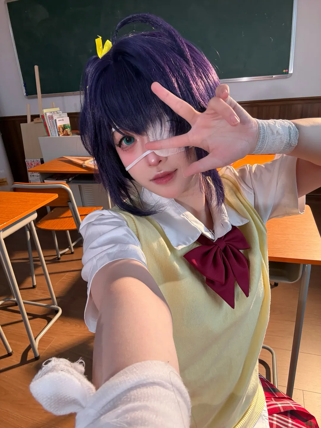 【小鸟游六花cos】中二病也要恋爱，眼罩和绷带是灵魂 - 第 2 张