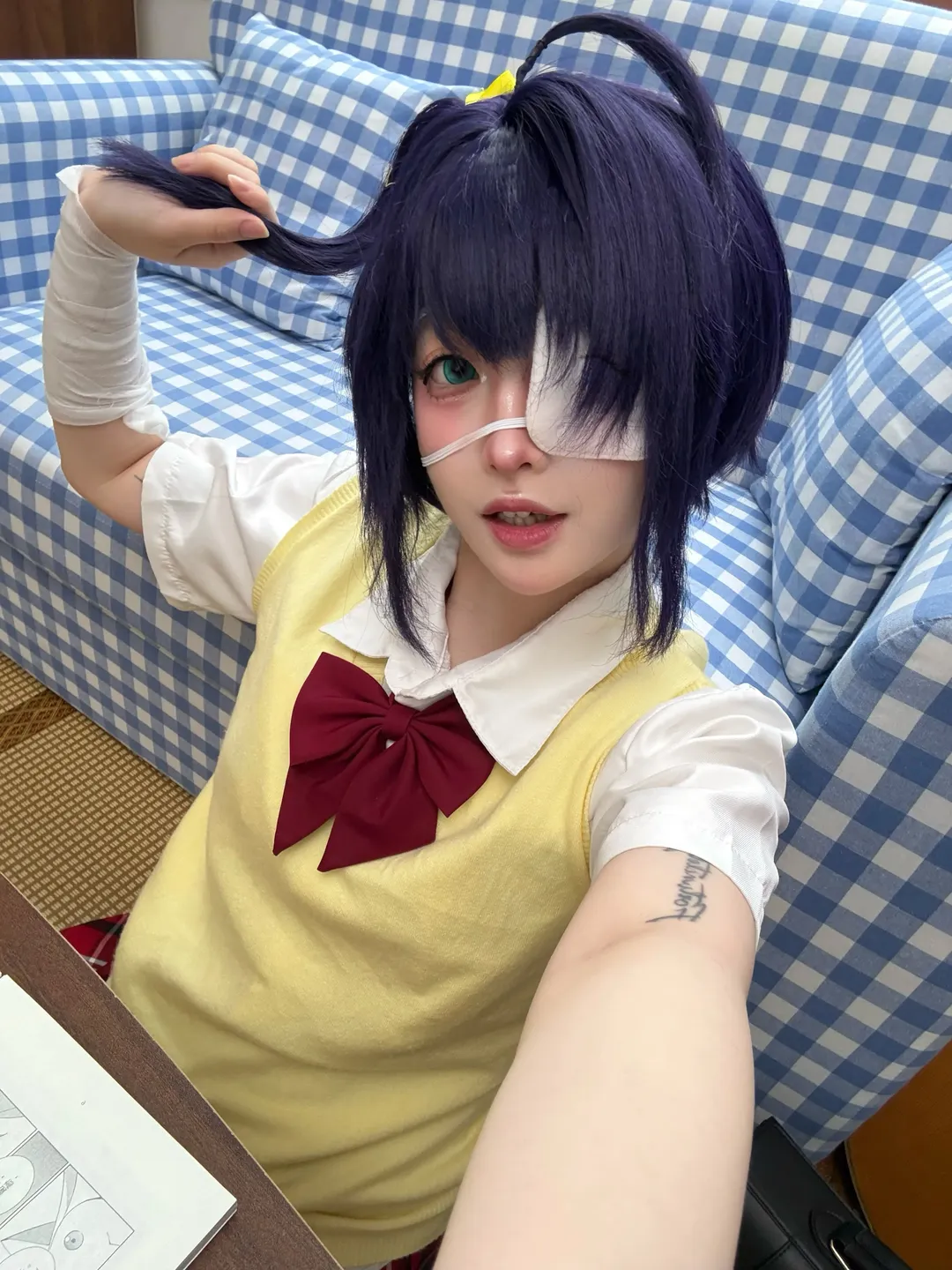 【小鸟游六花cos】中二病也要恋爱，眼罩和绷带是灵魂 - 第 5 张