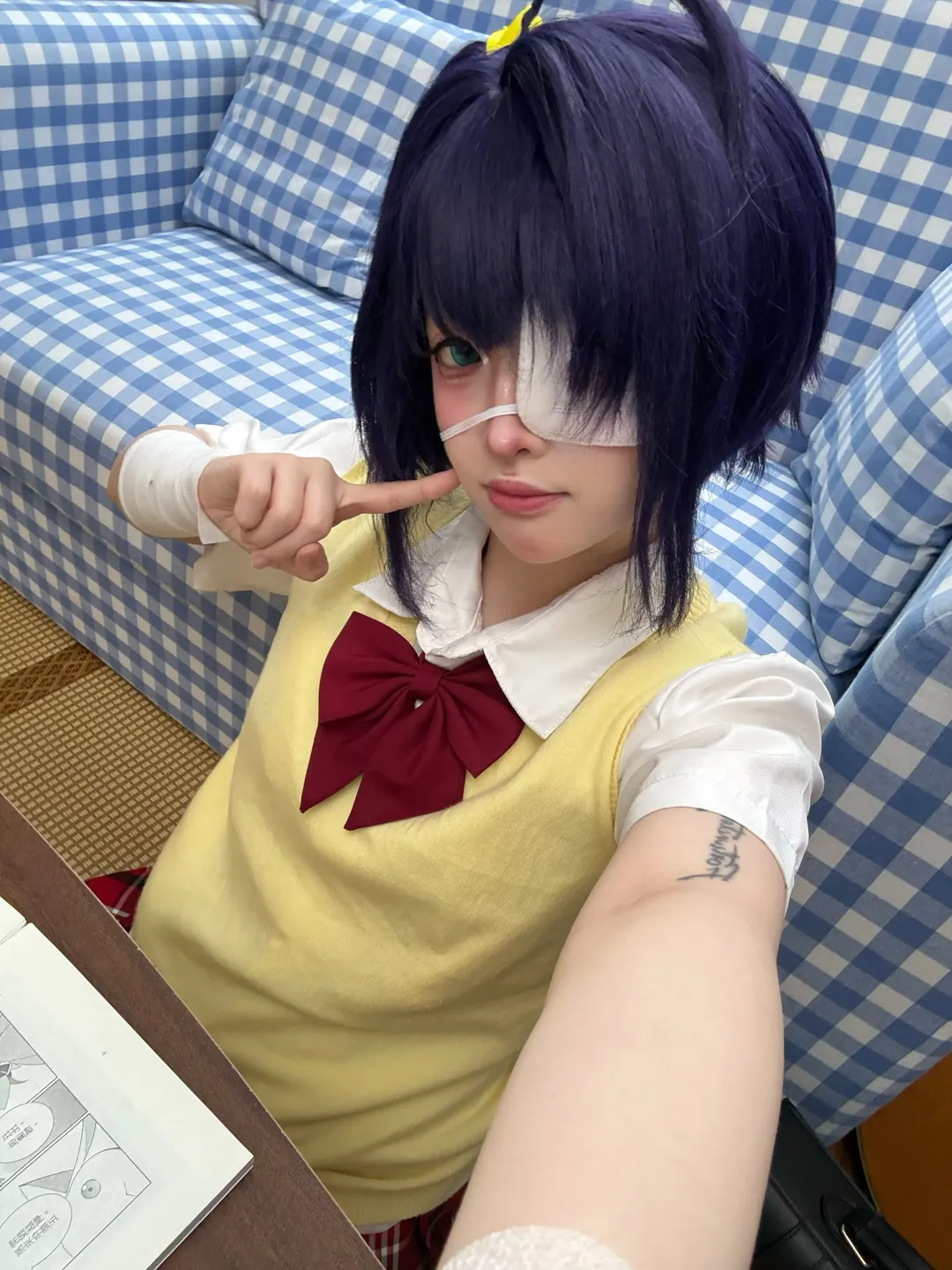 【小鸟游六花cos】中二病也要恋爱，眼罩和绷带是灵魂 - 第 8 张