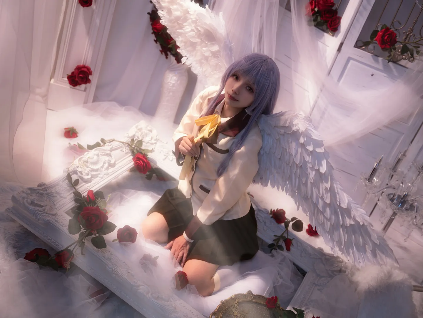 【立華奏cos】Angel Beats 紅白交織的夢幻天使 - 第 5 張