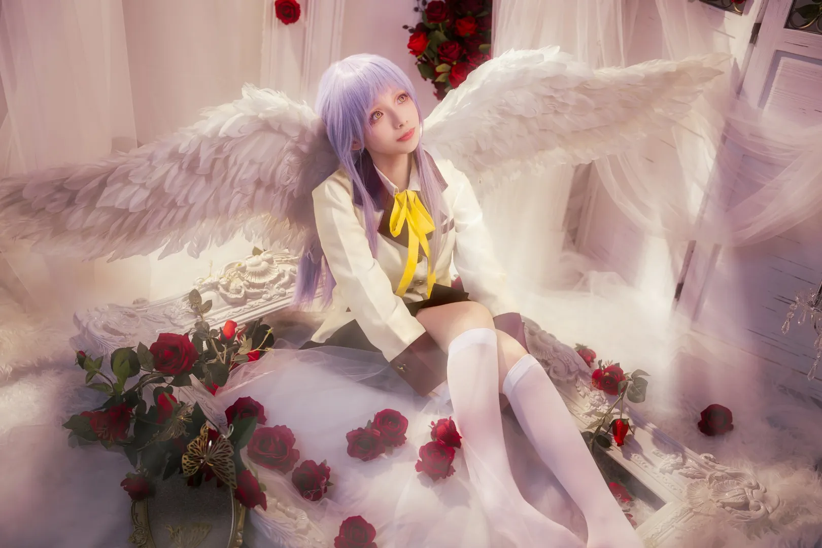 【立華奏cos】Angel Beats 紅白交織的夢幻天使 - 第 8 張