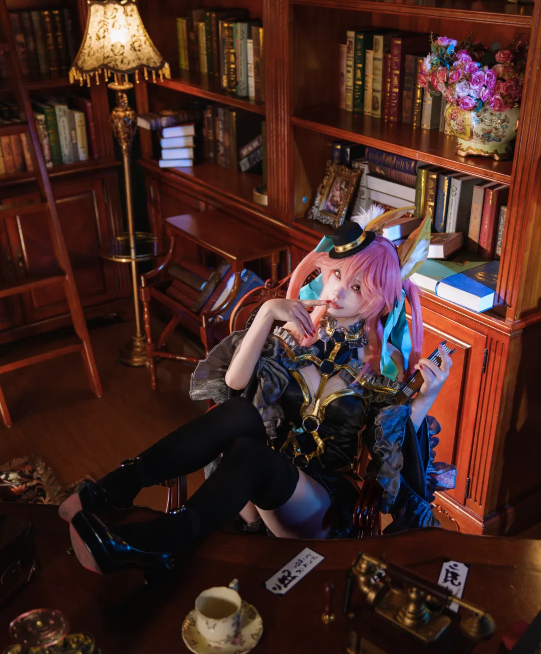 【玉藻前cos】命运冠位指定漆黑魔术师的书房茶会 - 第 1 张