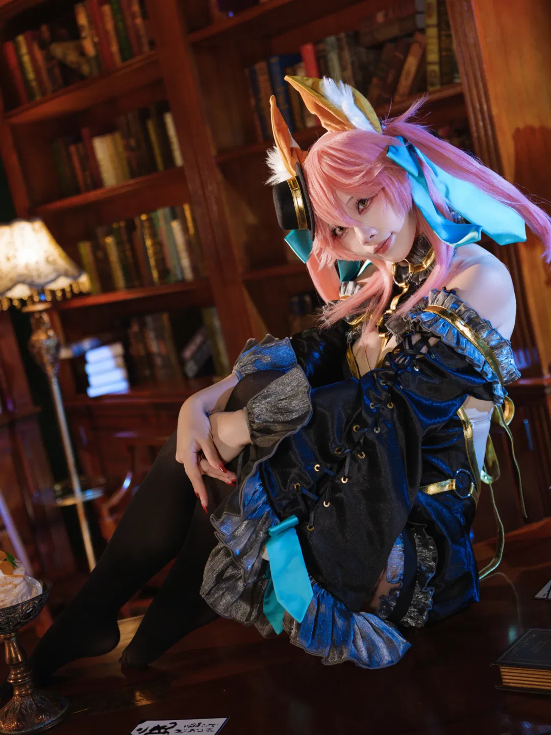 【玉藻前cos】FGO漆黑魔术师复古书房棚拍记录 - 第 2 张