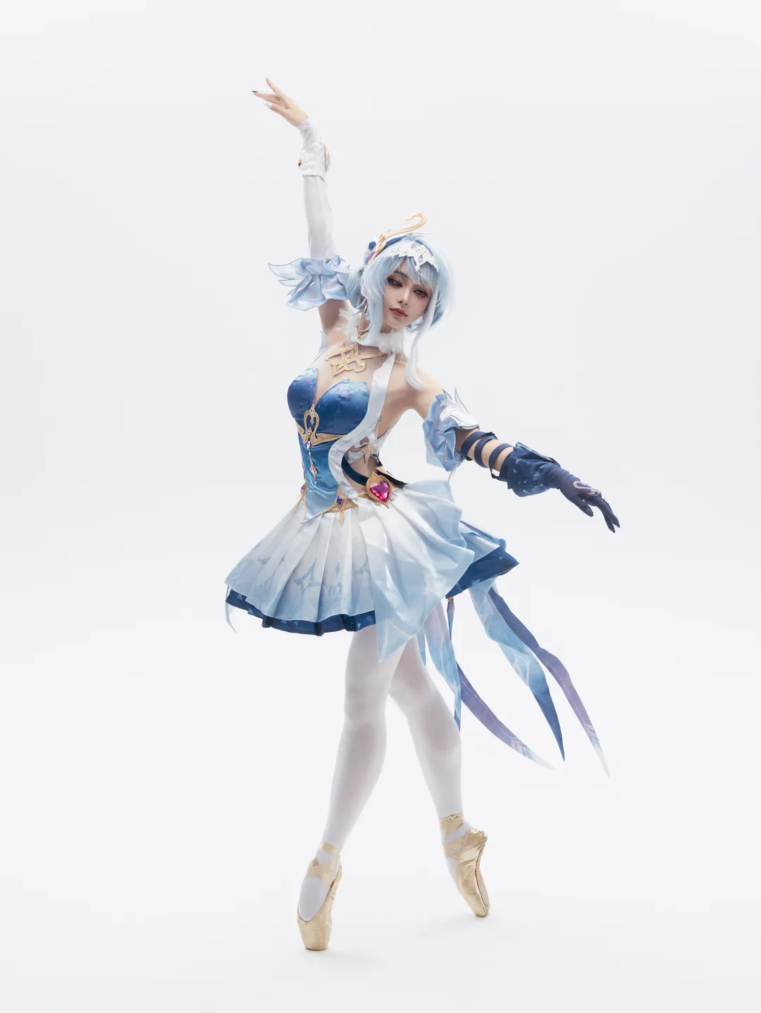 【奥黛塔cos】原神至冬剧团芭蕾舞者的完美定格 - 第 1 张