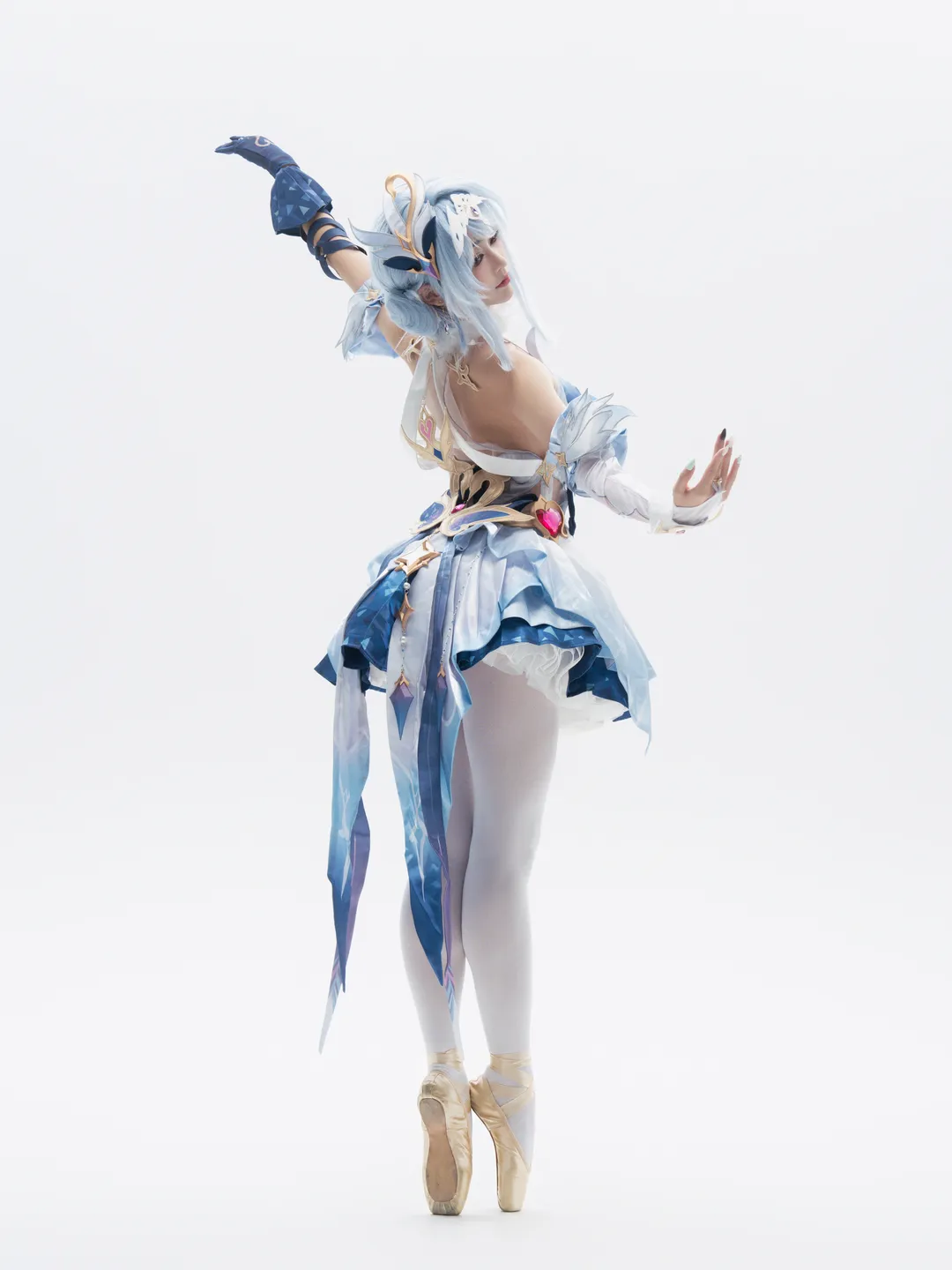【奥黛塔cos】原神至冬剧团芭蕾舞者的完美定格 - 第 2 张