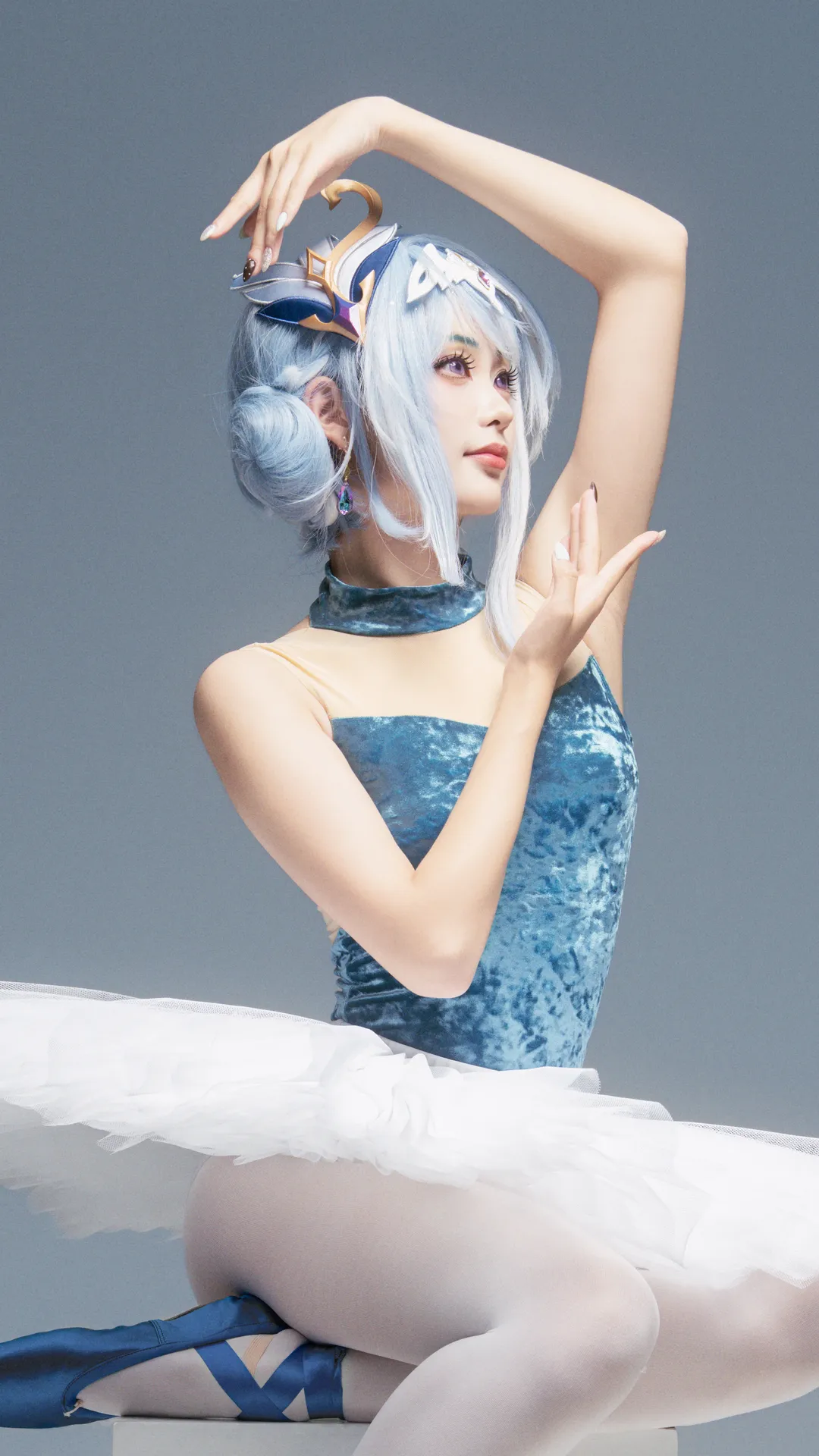 【奧黛塔cos】至冬的冰雪，芭蕾舞姿的優雅瞬間 - 第 9 張