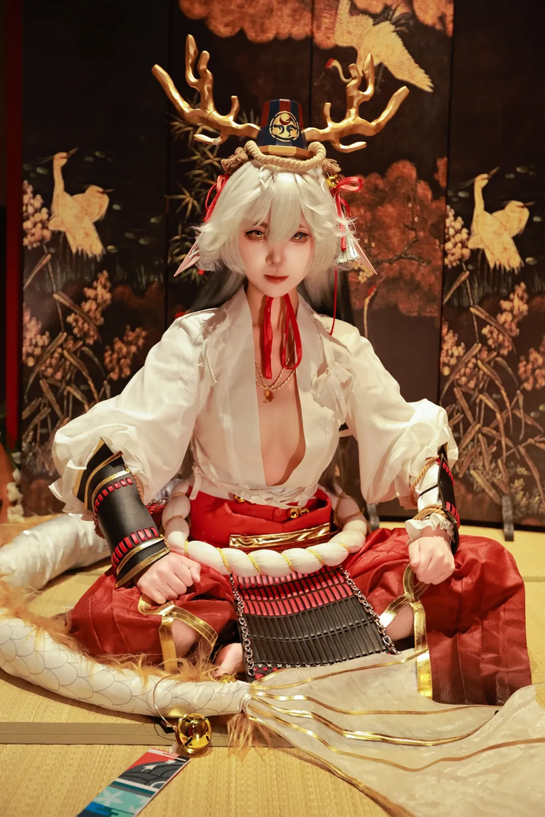 【铃鹿御前cos】深红鸟居下的神明光影 - 第 2 张