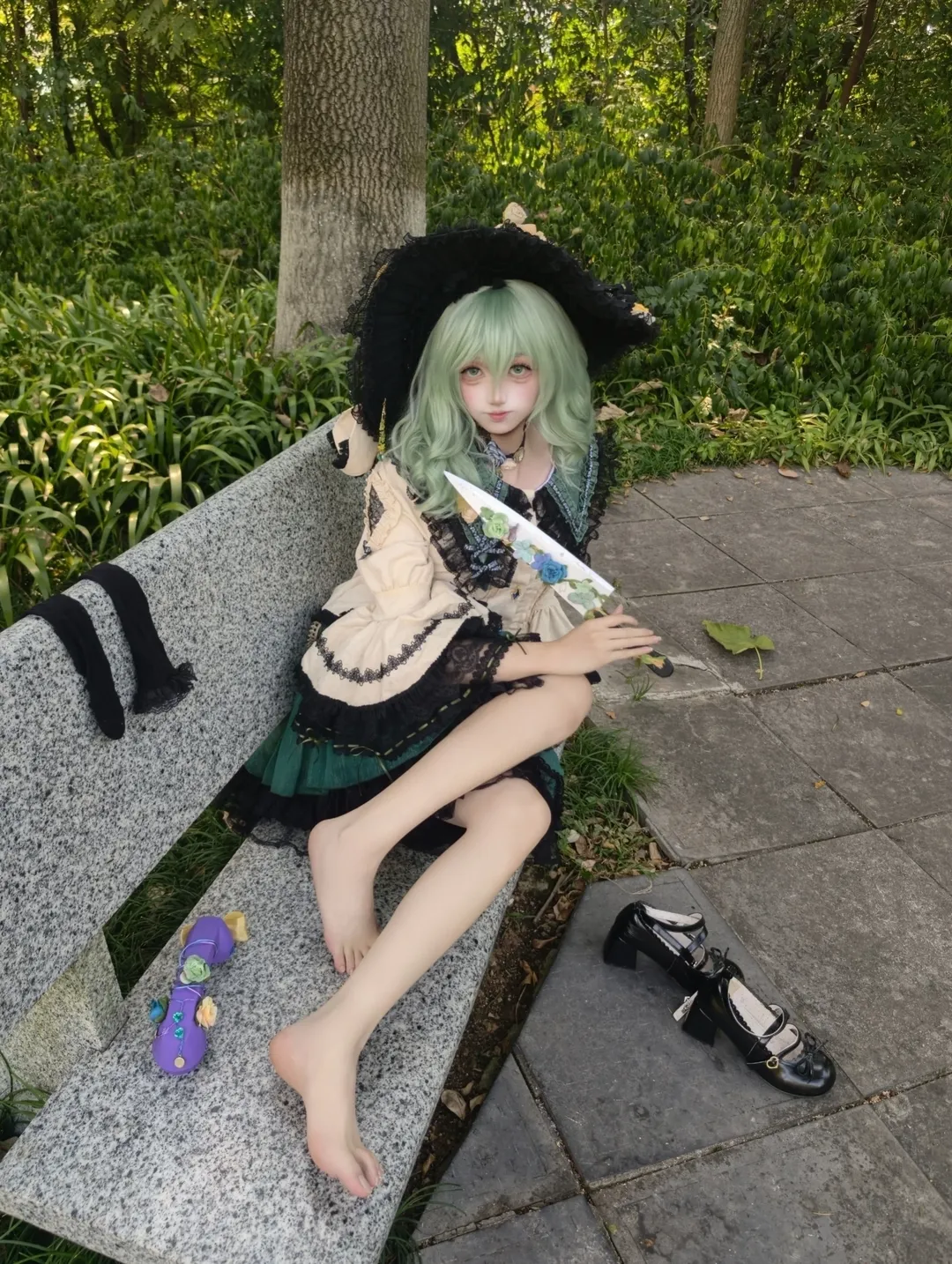 【古明地恋cos】东方Project绿发少女的无意识靠近 - 第 3 张