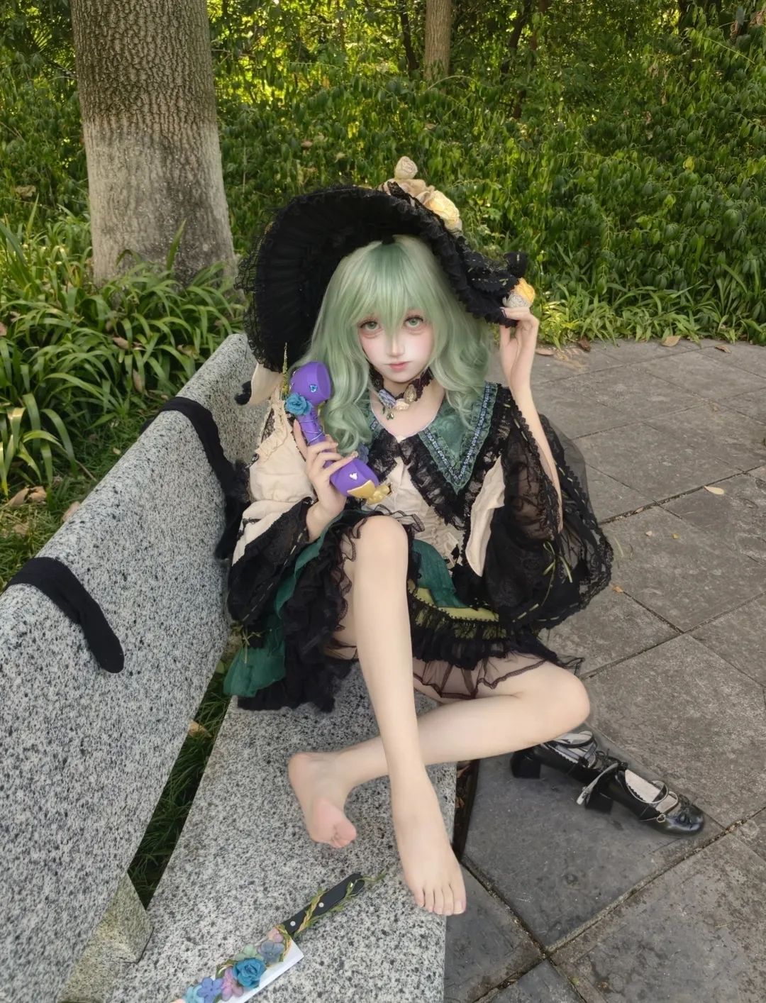 【古明地恋cos】东方Project绿发少女的无意识靠近 - 第 4 张
