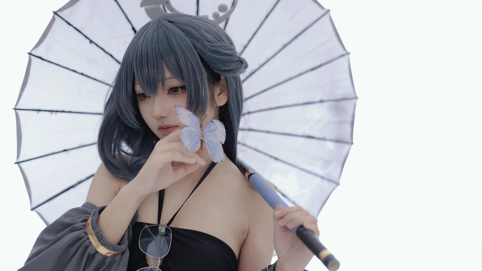 【龍華妃咲cos】碧藍檔案夏日水著，感受玄龍門的清涼海風 - 第 2 張