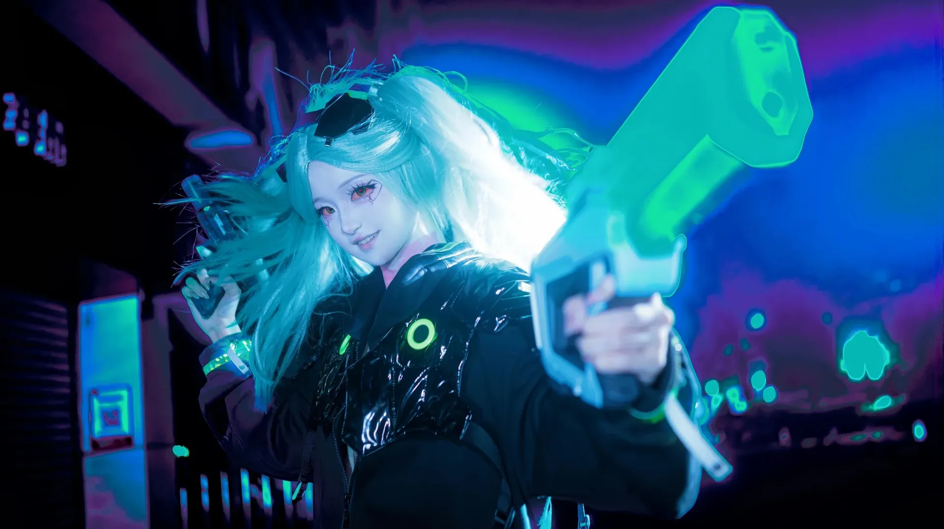 【麗貝卡cos】賽博朋克邊緣行者裡的夜之城少女 - 第 3 張