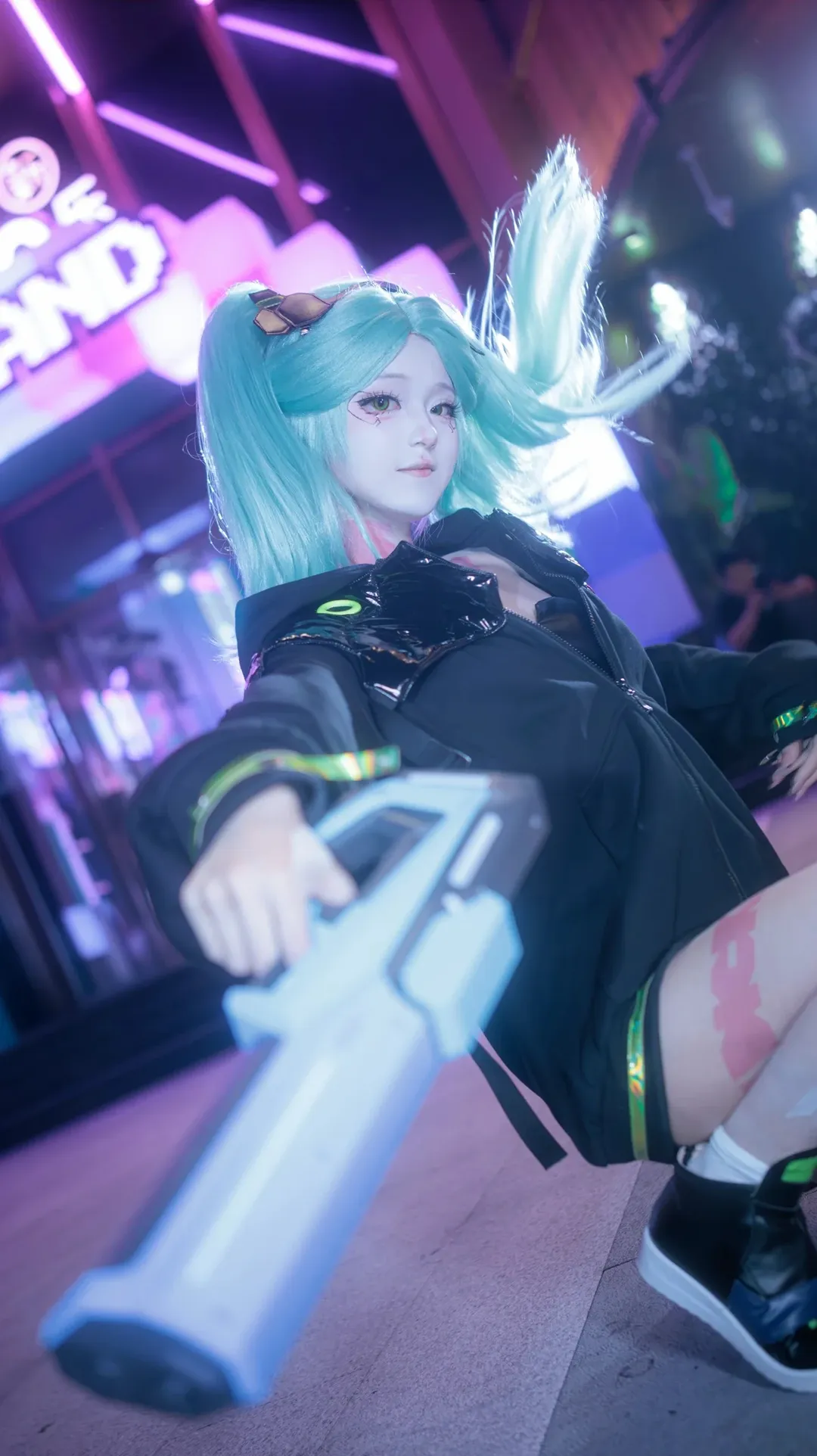 【麗貝卡cos】賽博朋克邊緣行者裡的夜之城少女 - 第 5 張