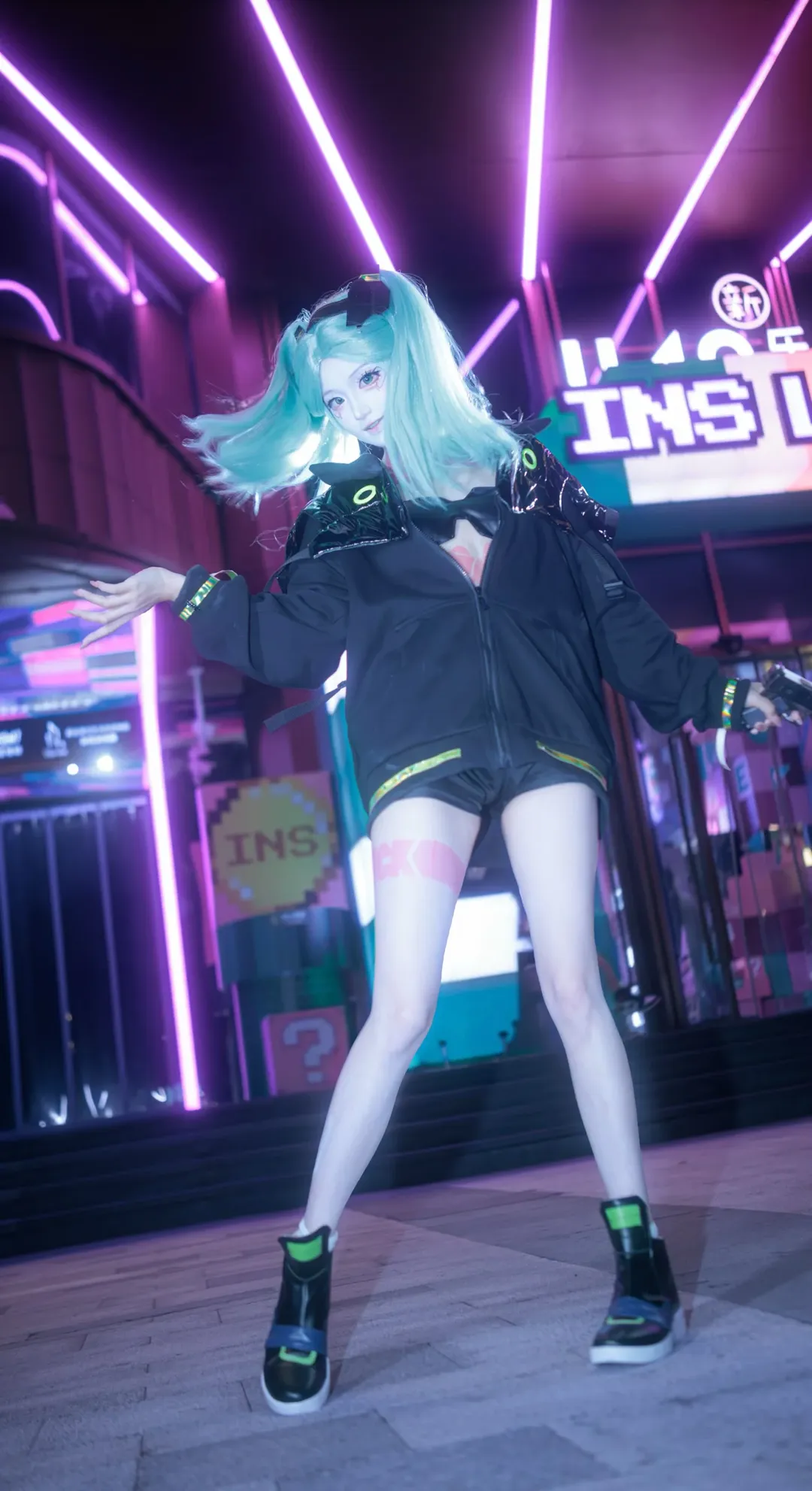 【麗貝卡cos】賽博朋克邊緣行者裡的夜之城少女 - 第 6 張