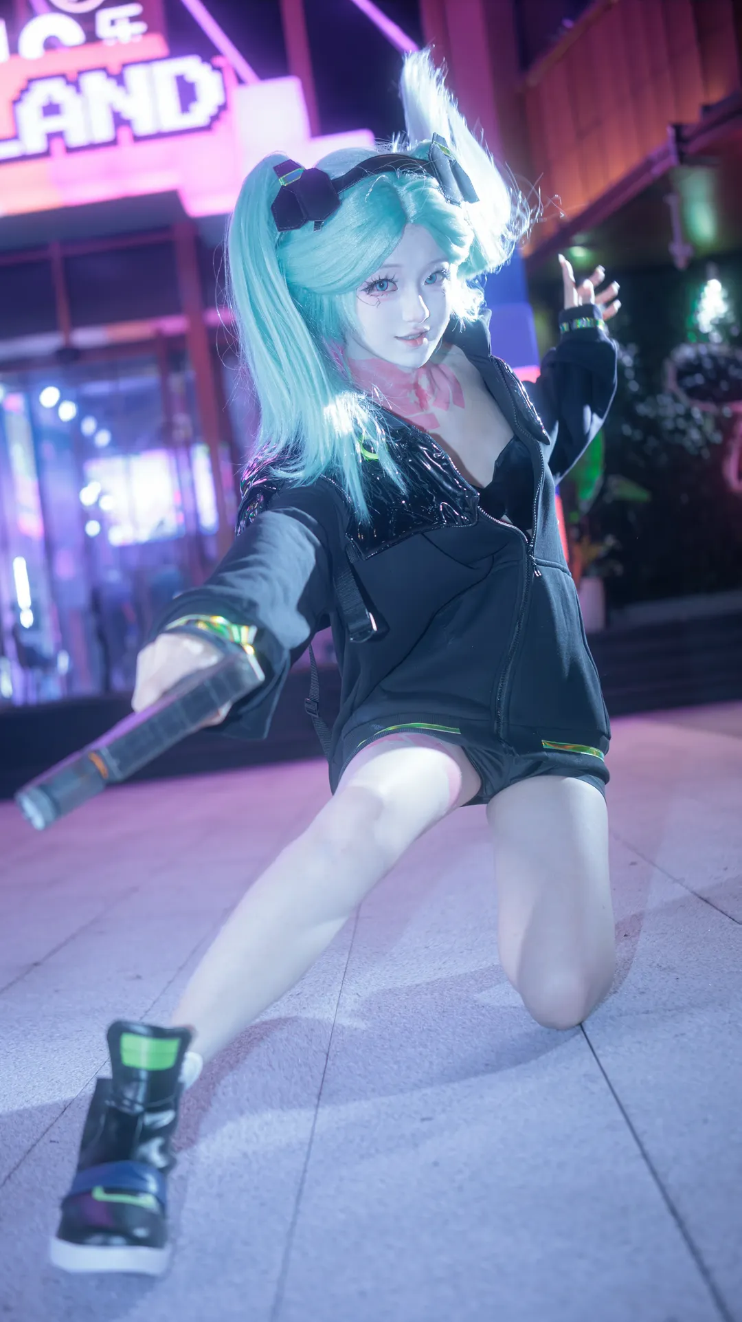 【麗貝卡cos】賽博朋克邊緣行者裡的夜之城少女 - 第 7 張