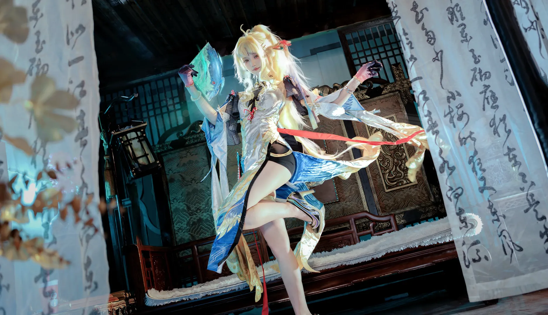【穗穗cos】鸣潮的古典韵味，灵动与柔美的光影碰撞 - 第 3 张