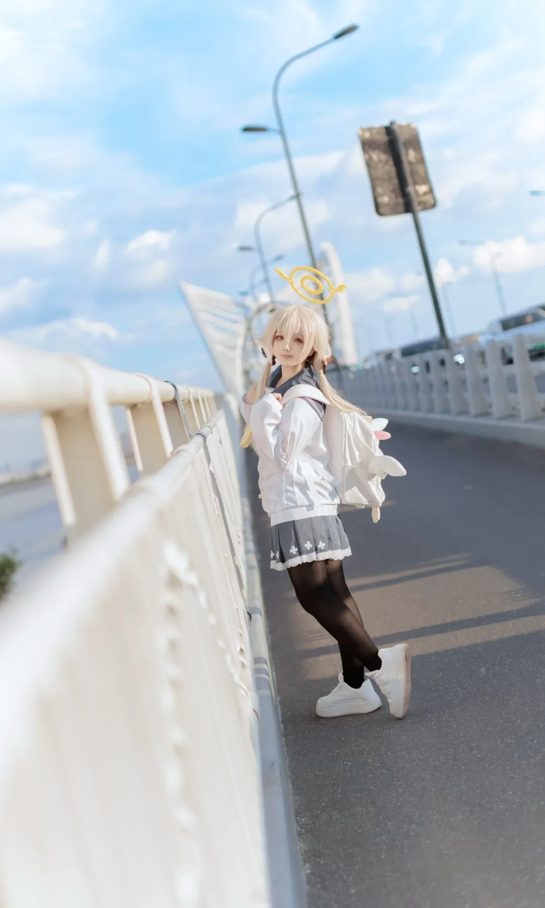 【阿慈谷日富美cos】蓝天下的水手服穿搭拍摄记录