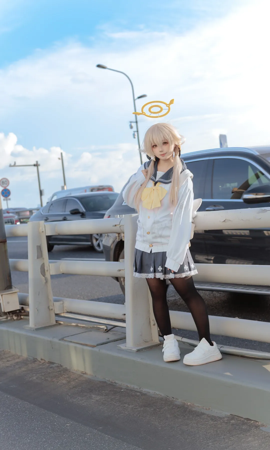 【阿慈谷日富美cos】蓝天下的水手服穿搭拍摄记录 - 第 3 张