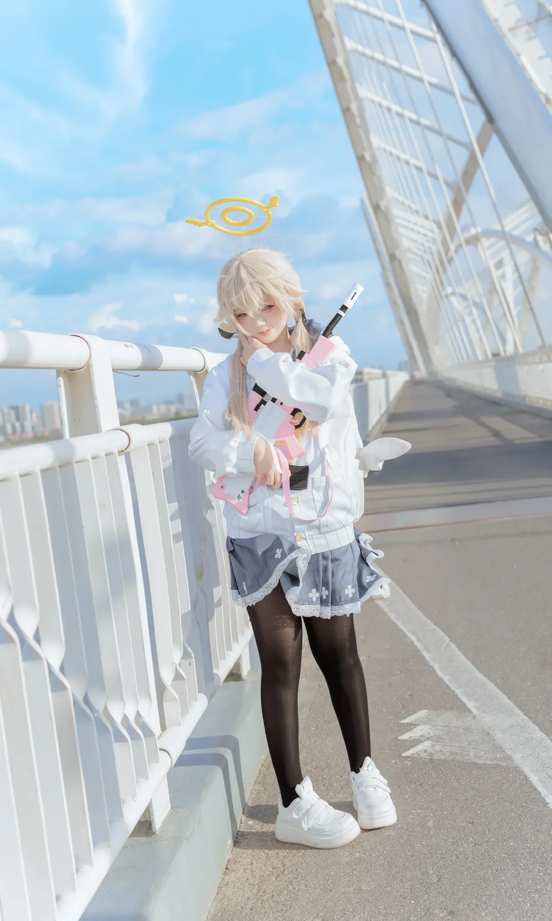 【阿慈谷日富美cos】蓝天下的水手服穿搭拍摄记录 - 第 4 张