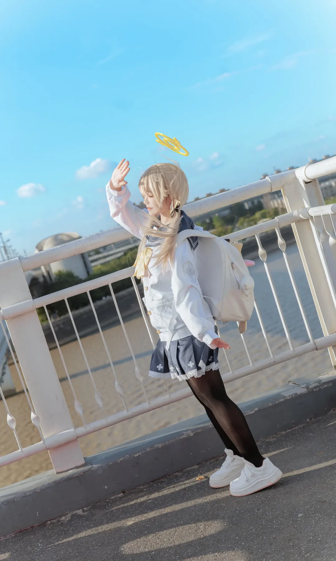 【阿慈谷日富美cos】蓝天下的水手服穿搭拍摄记录 - 第 5 张