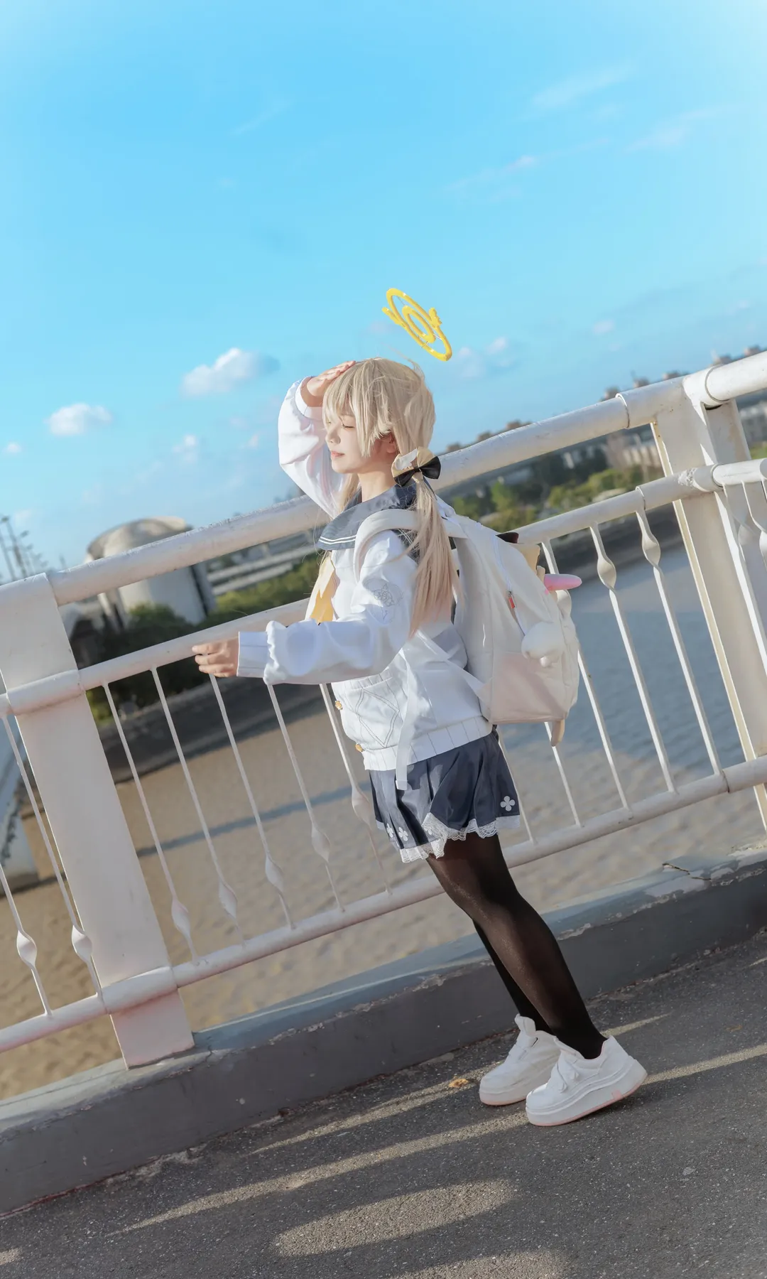 【阿慈谷日富美cos】蓝天下的水手服穿搭拍摄记录 - 第 6 张