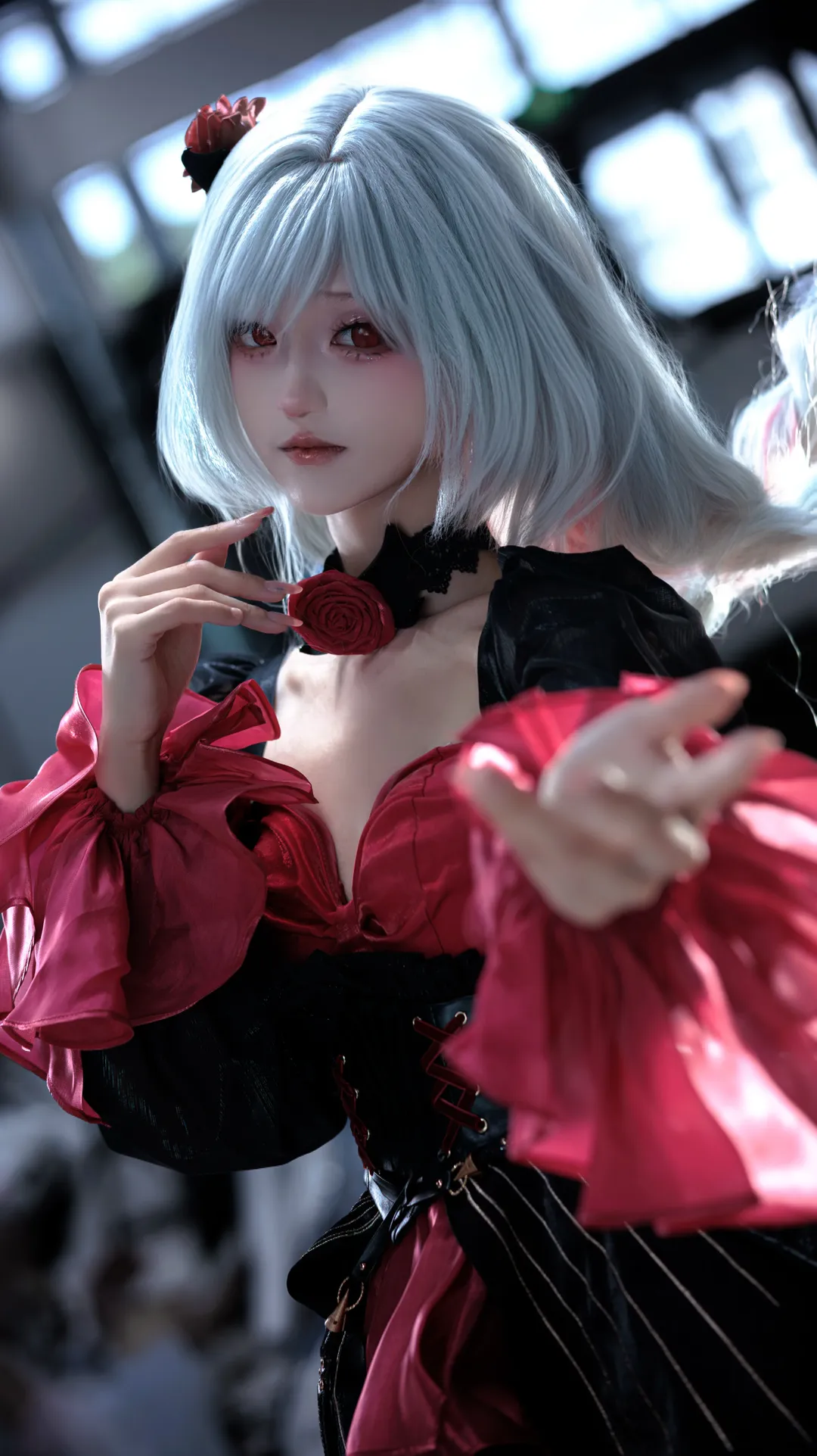 【弗洛洛cos】鸣潮·三月兽联名造型的漫展场照 - 第 3 张
