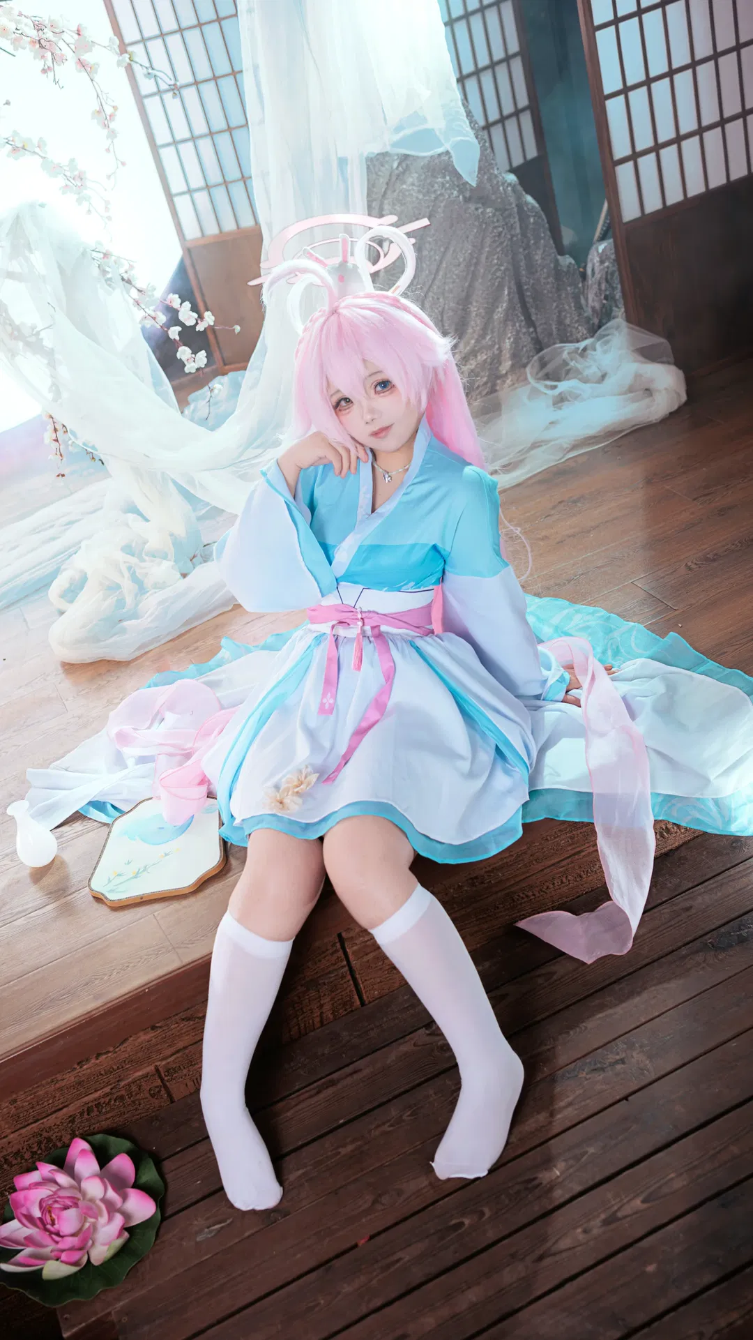 【小鳥遊星野cos】蔚藍檔案的桂月垂光，秋星曜野 - 第 1 張