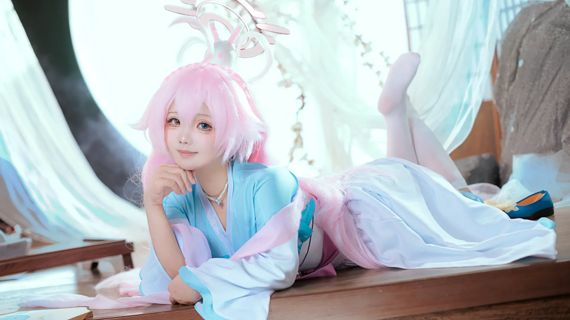 【小鳥遊星野cos】蔚藍檔案的桂月垂光，秋星曜野 - 第 2 張