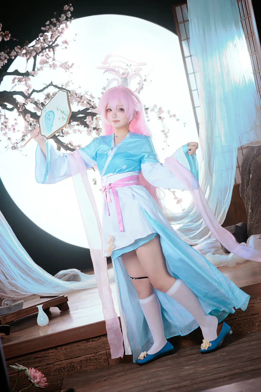 【小鳥遊星野cos】蔚藍檔案的桂月垂光，秋星曜野 - 第 3 張
