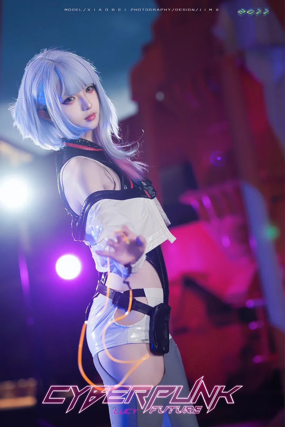 【露西cos】賽博朋克邊緣行者的夜之城氛圍感 - 第 1 張
