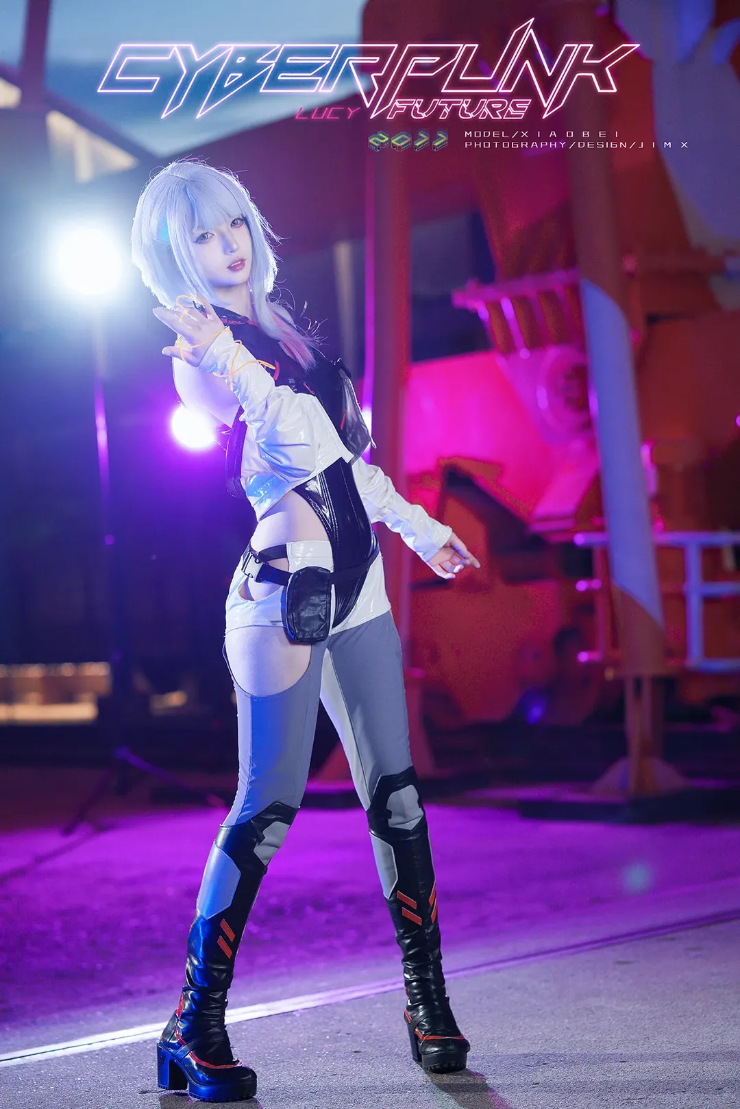 【露西cos】賽博朋克邊緣行者的夜之城氛圍感 - 第 4 張