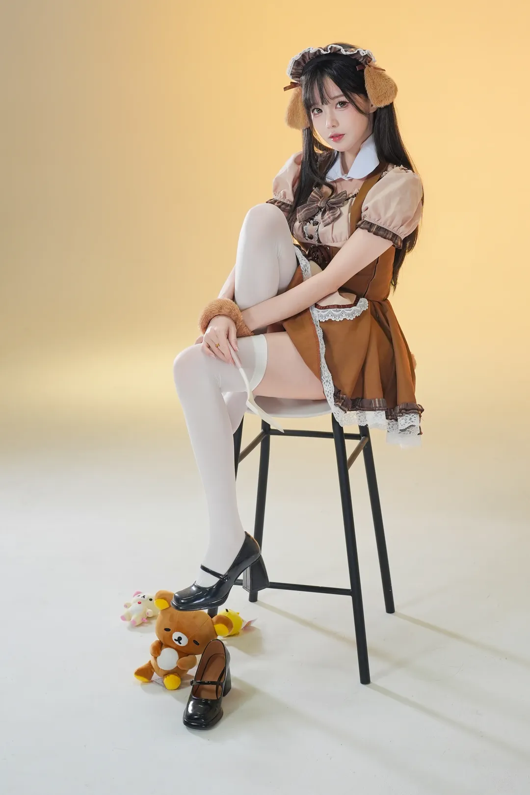 柴犬女僕裝扮，白棚裡的元氣拍攝記錄 - 第 7 張