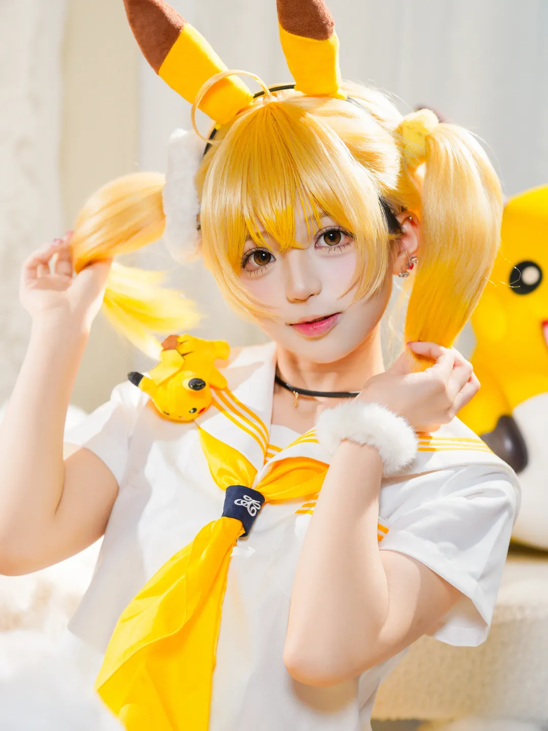 【皮卡丘cos】精灵宝可梦的元气黄色系写真 - 第 2 张