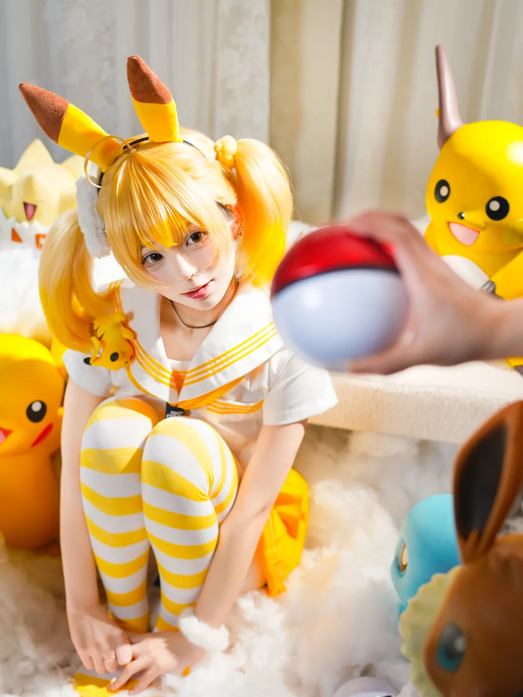 【皮卡丘cos】精灵宝可梦的元气黄色系写真 - 第 7 张