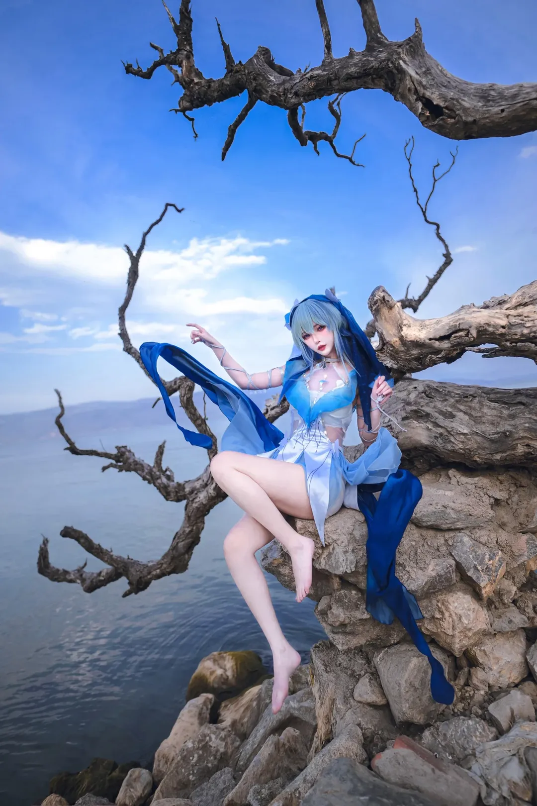 【守岸人cos】在大理洱海边，还原鸣潮里的那一抹蓝色 - 第 2 张
