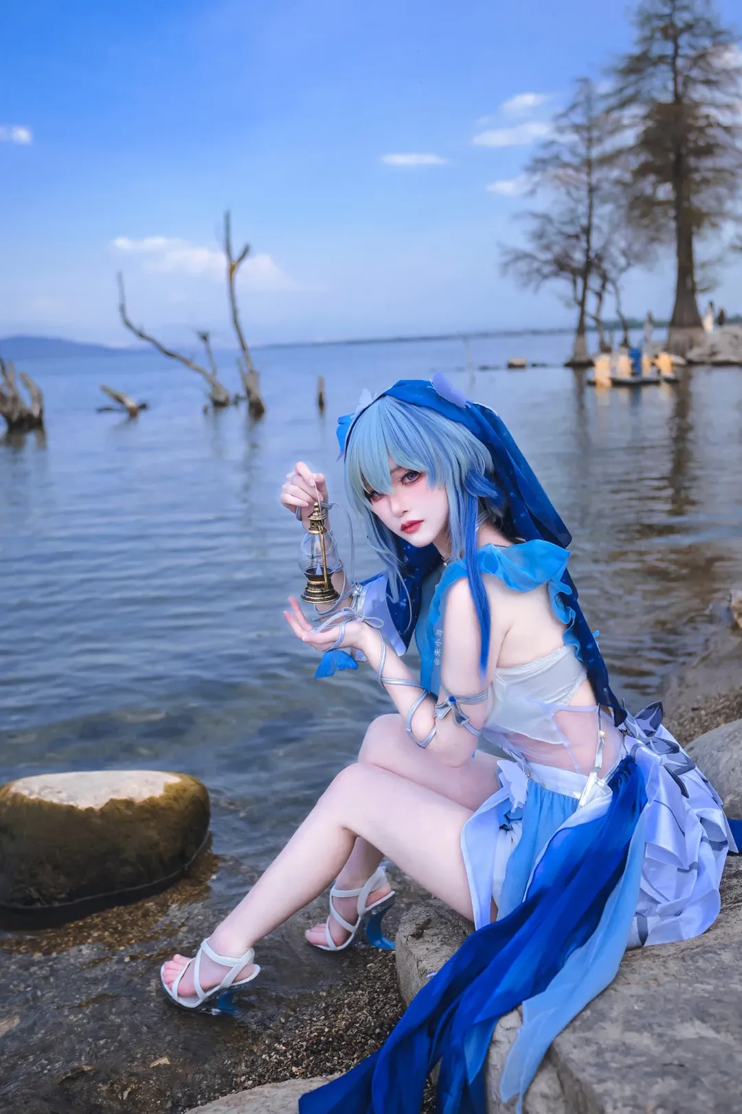 【守岸人cos】在大理洱海边，还原鸣潮里的那一抹蓝色 - 第 3 张