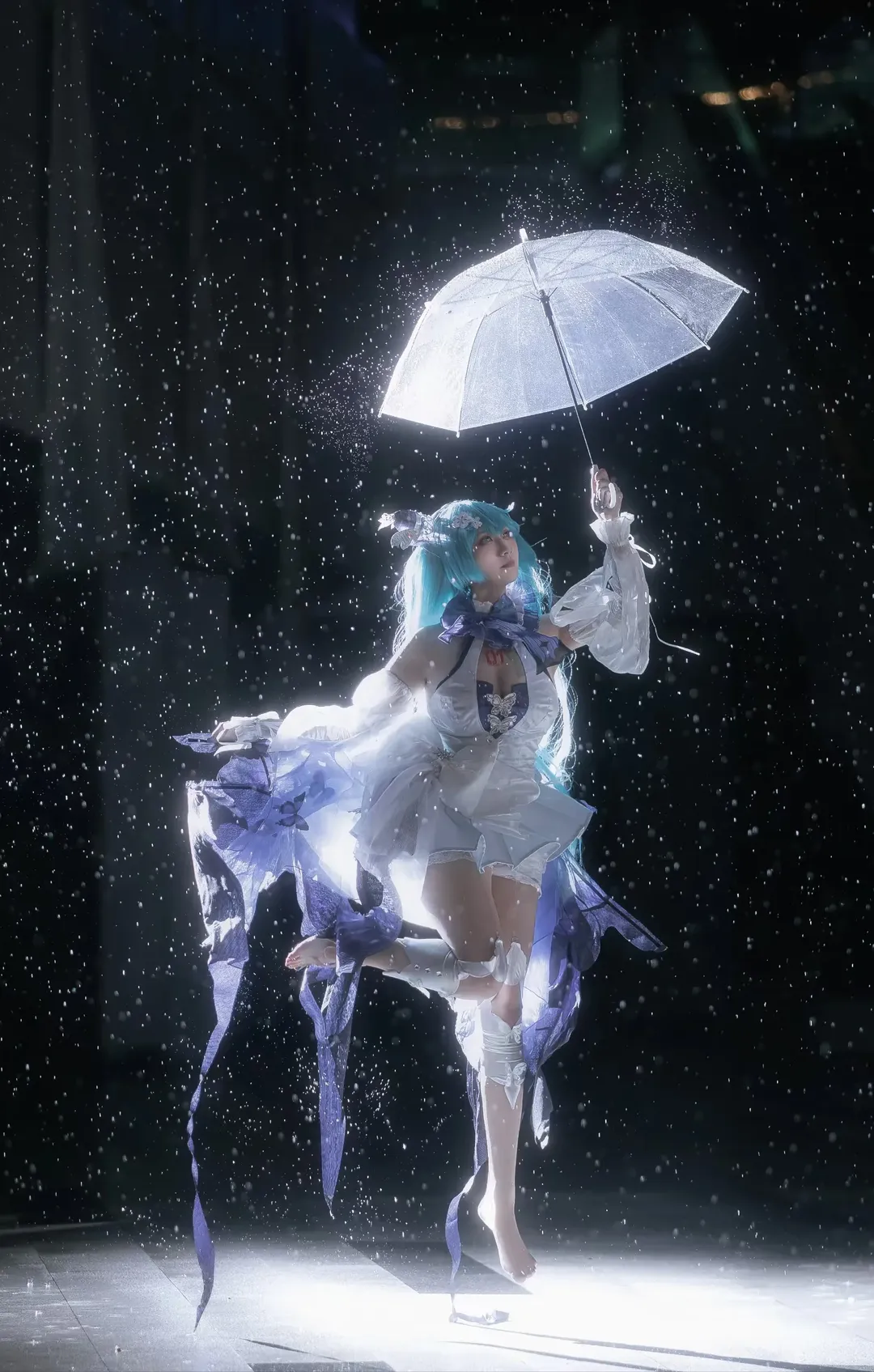 【初音未来cos】梅州漫展雨夜的初音未来予梦 - 第 2 张