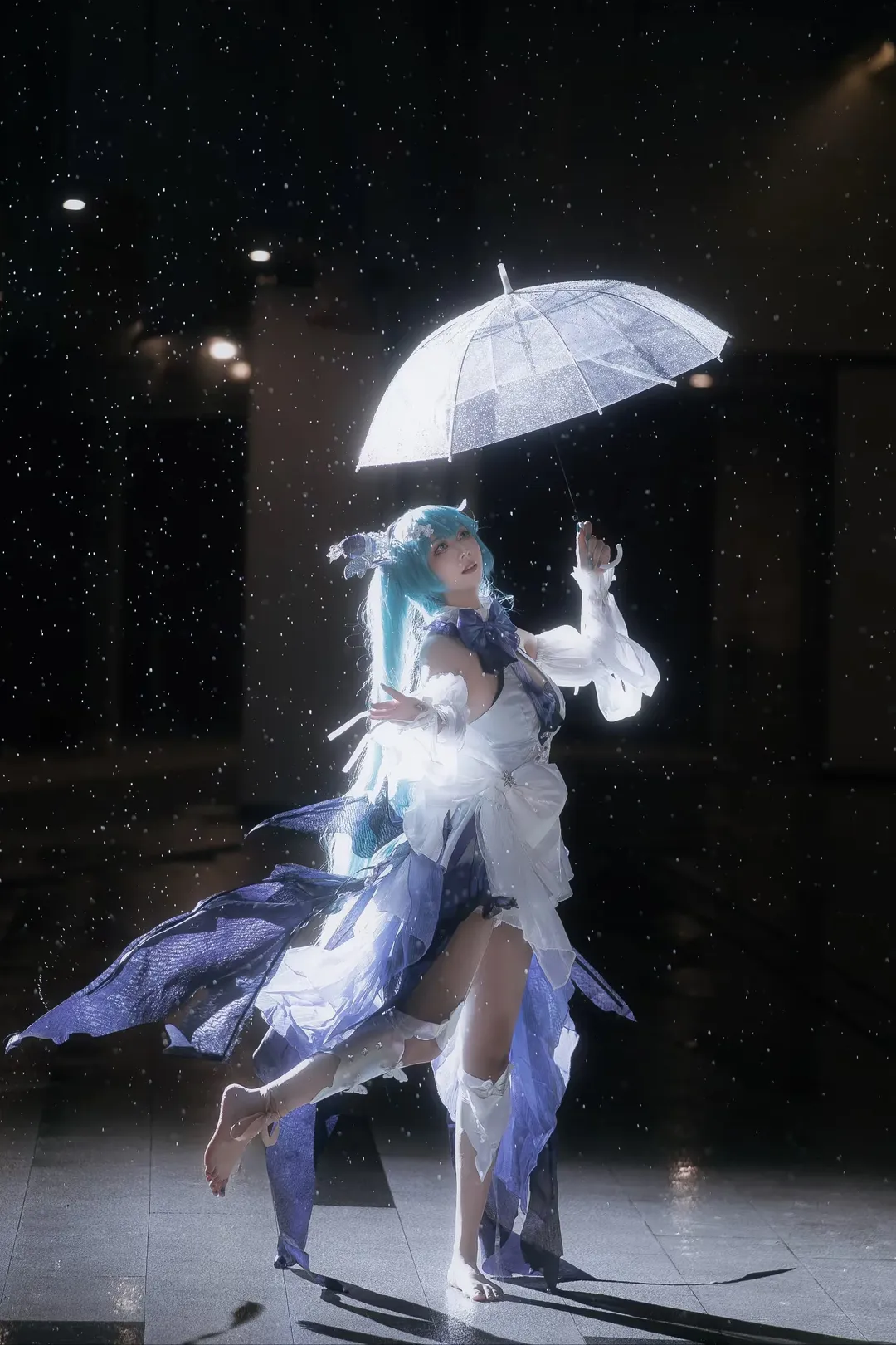 【初音未来cos】梅州漫展雨夜的初音未来予梦 - 第 4 张