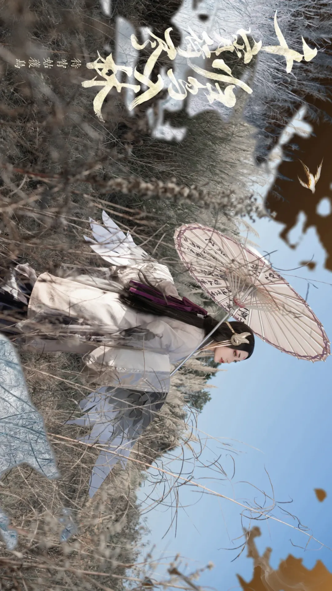 阴阳师SP待宵姑获鸟cos，梅州芦苇荡里的水墨羽翼 - 第 3 张