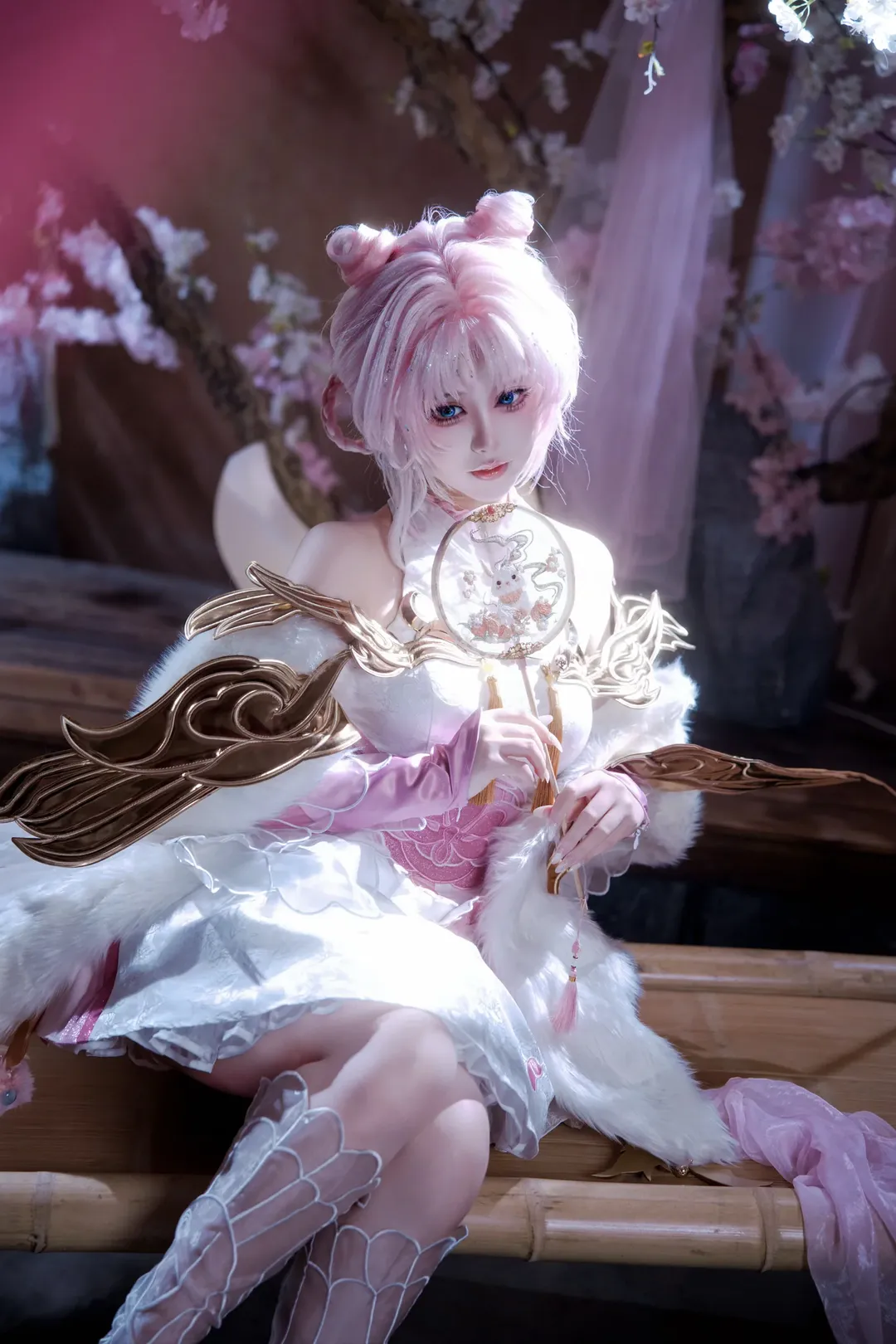 【嫦娥cos】王者荣耀拒霜思，花开之期是约定 - 第 2 张