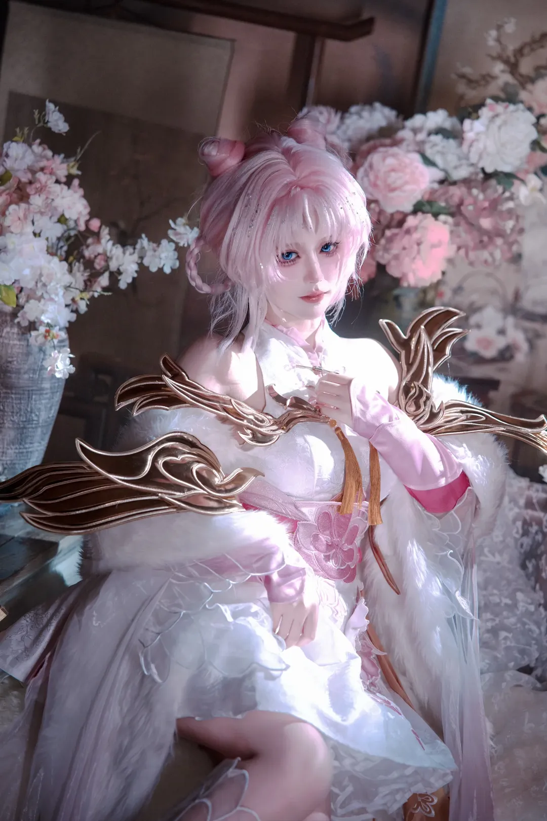 【嫦娥cos】王者荣耀拒霜思，花开之期是约定 - 第 4 张