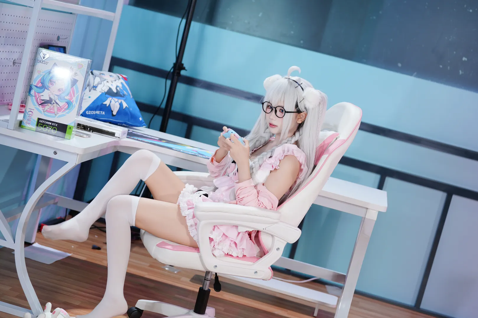 【開源姬cos】化身開源宇宙中俏皮的電競少女 - 第 6 張