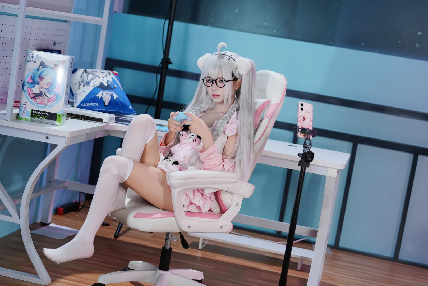 【開源姬cos】化身開源宇宙中俏皮的電競少女 - 第 7 張