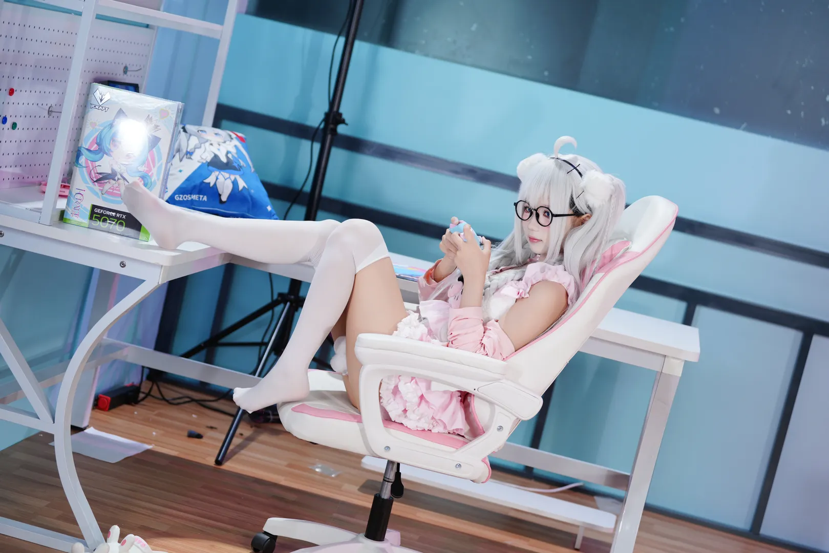 【開源姬cos】化身開源宇宙中俏皮的電競少女 - 第 8 張
