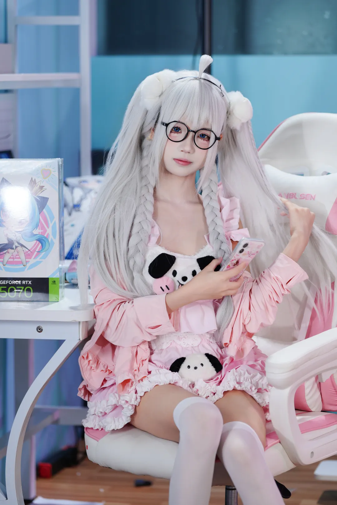 【開源姬cos】化身開源宇宙中俏皮的電競少女 - 第 9 張